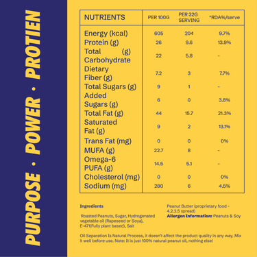 Nutrikick Regular Crunchy Peanut Butter